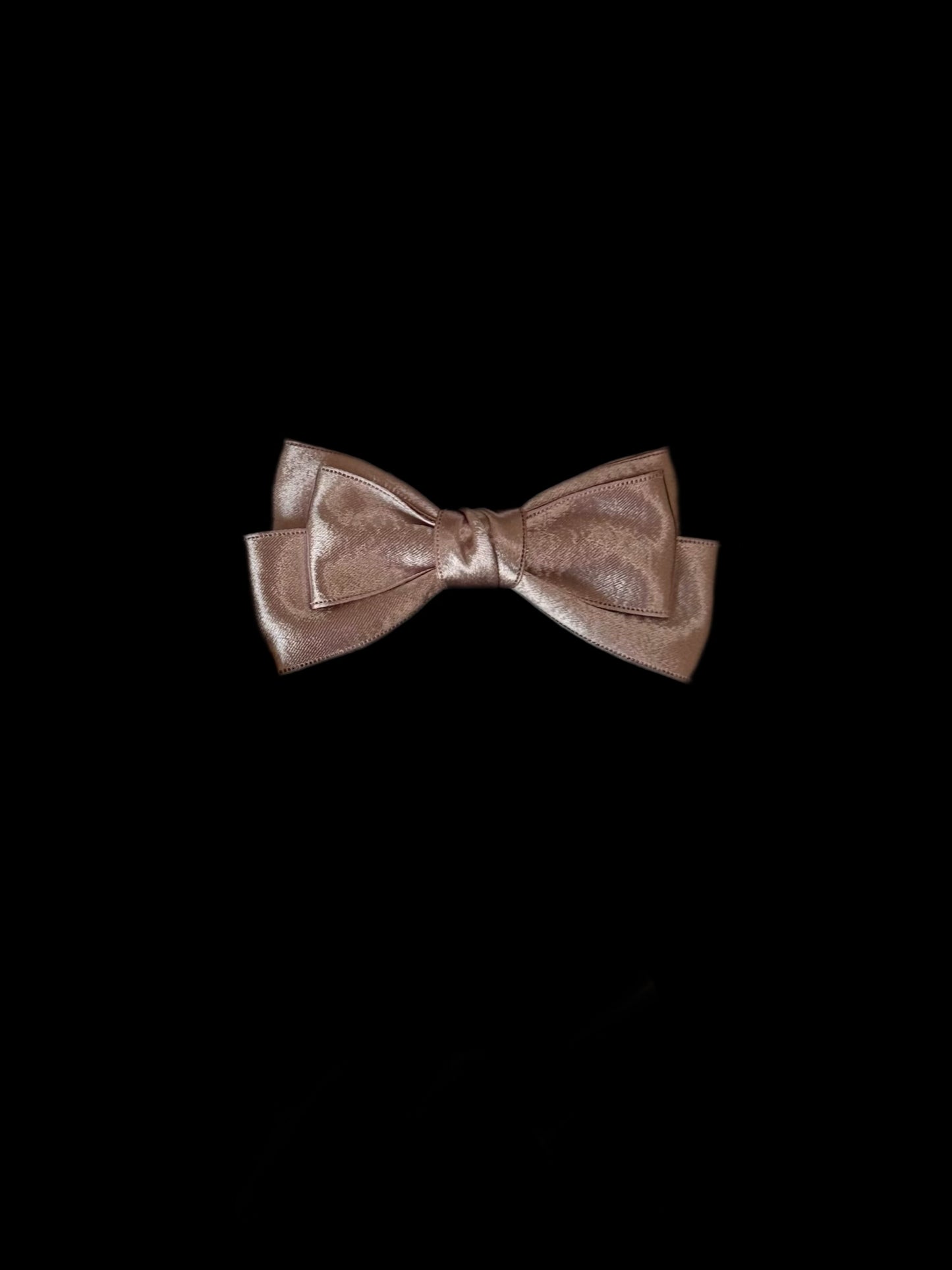 Elegant Satin Bow Hair Clip Size-M
