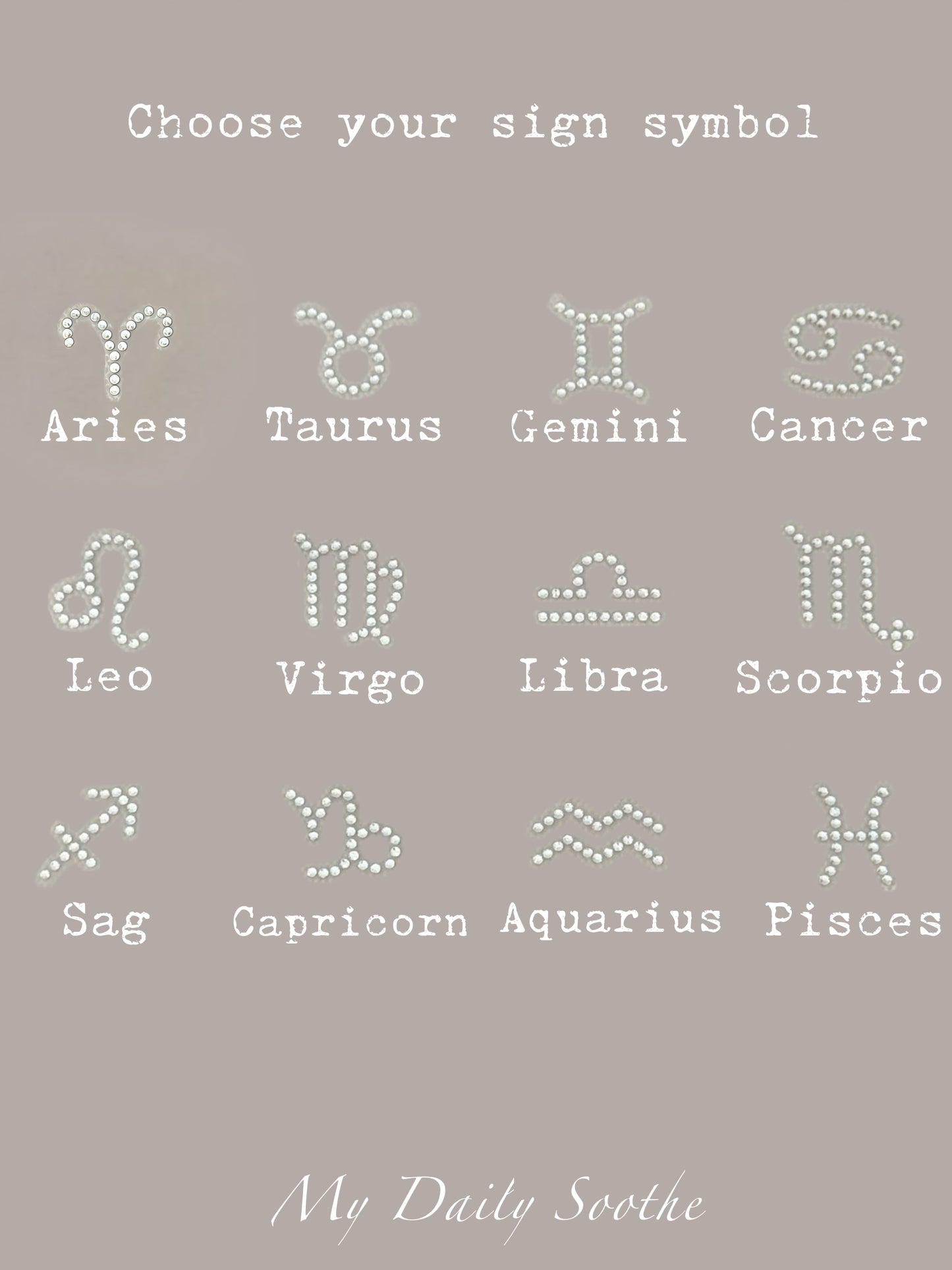 Custom Zodiac Silk Briefs