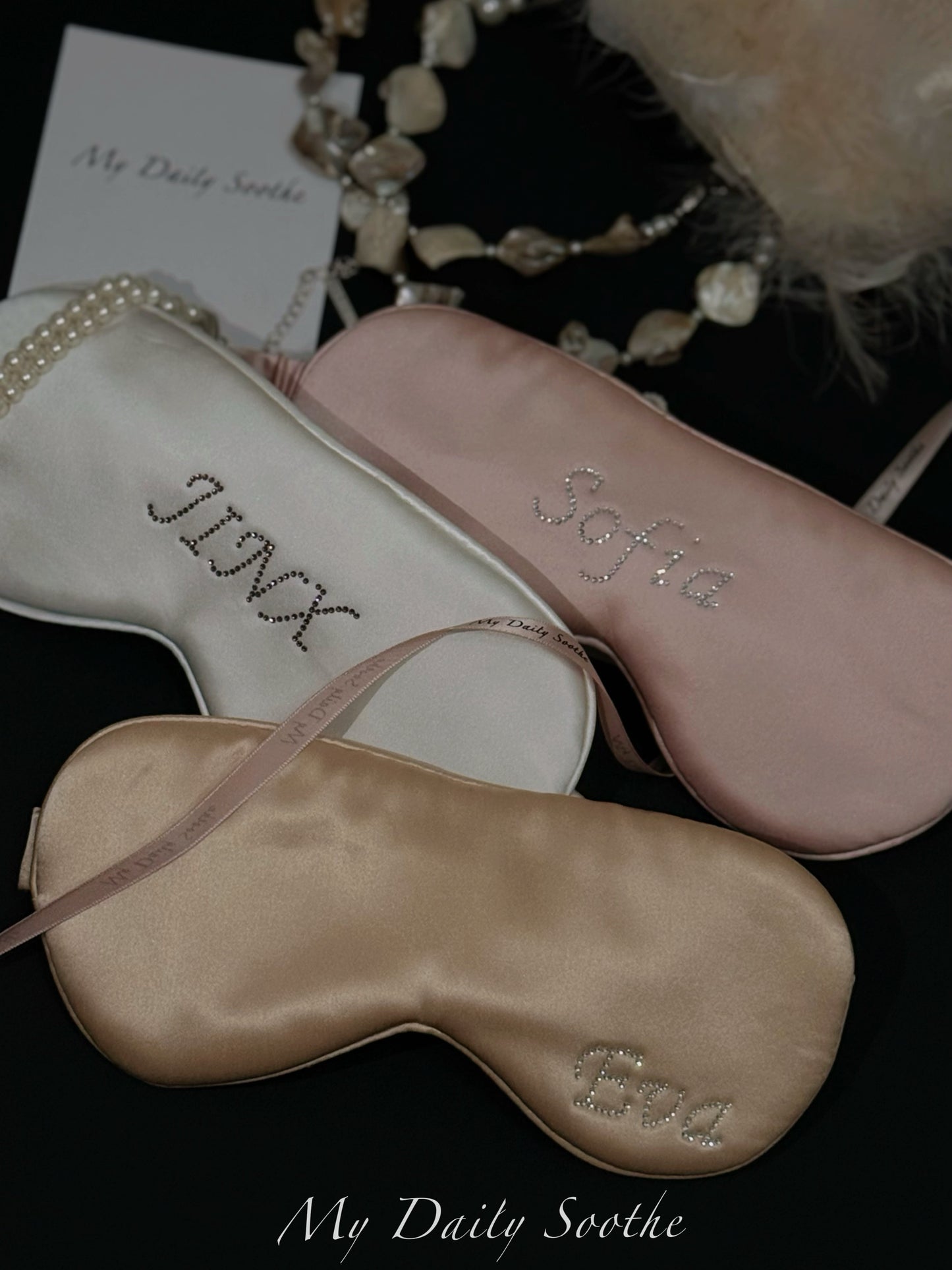 Custom-made Silk Eye Masks