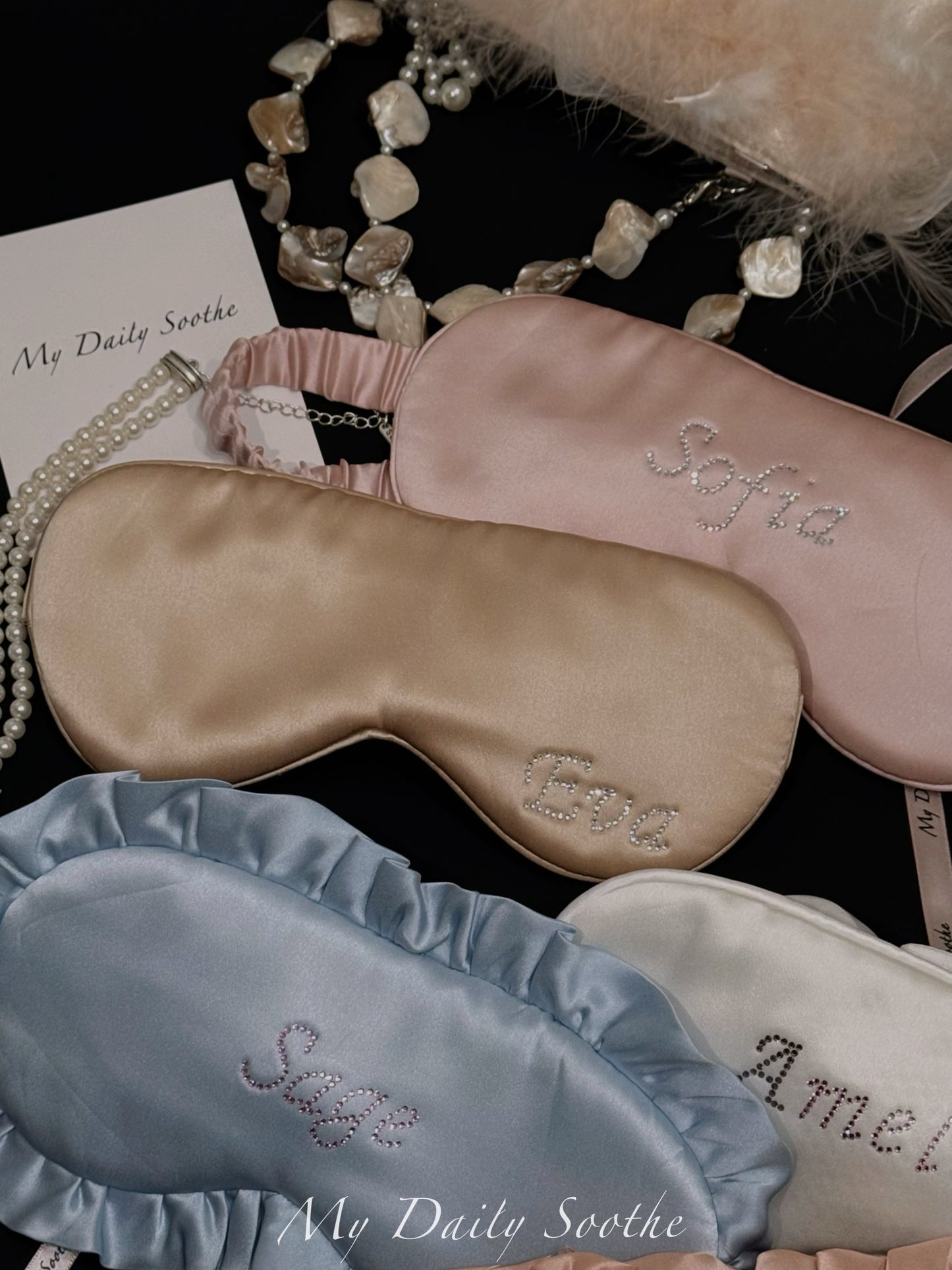 Custom-made Silk Eye Masks
