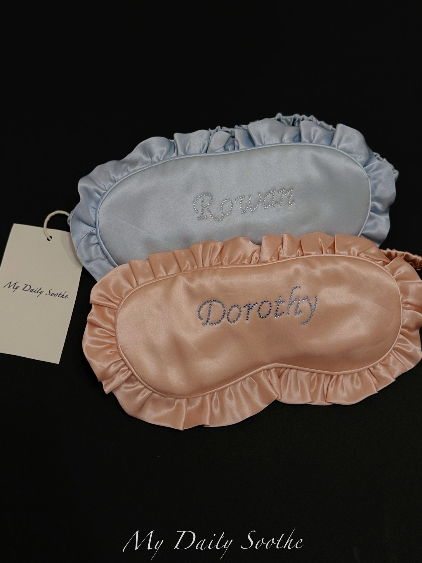 The Cutest Custom-Made Silk Eye Mask