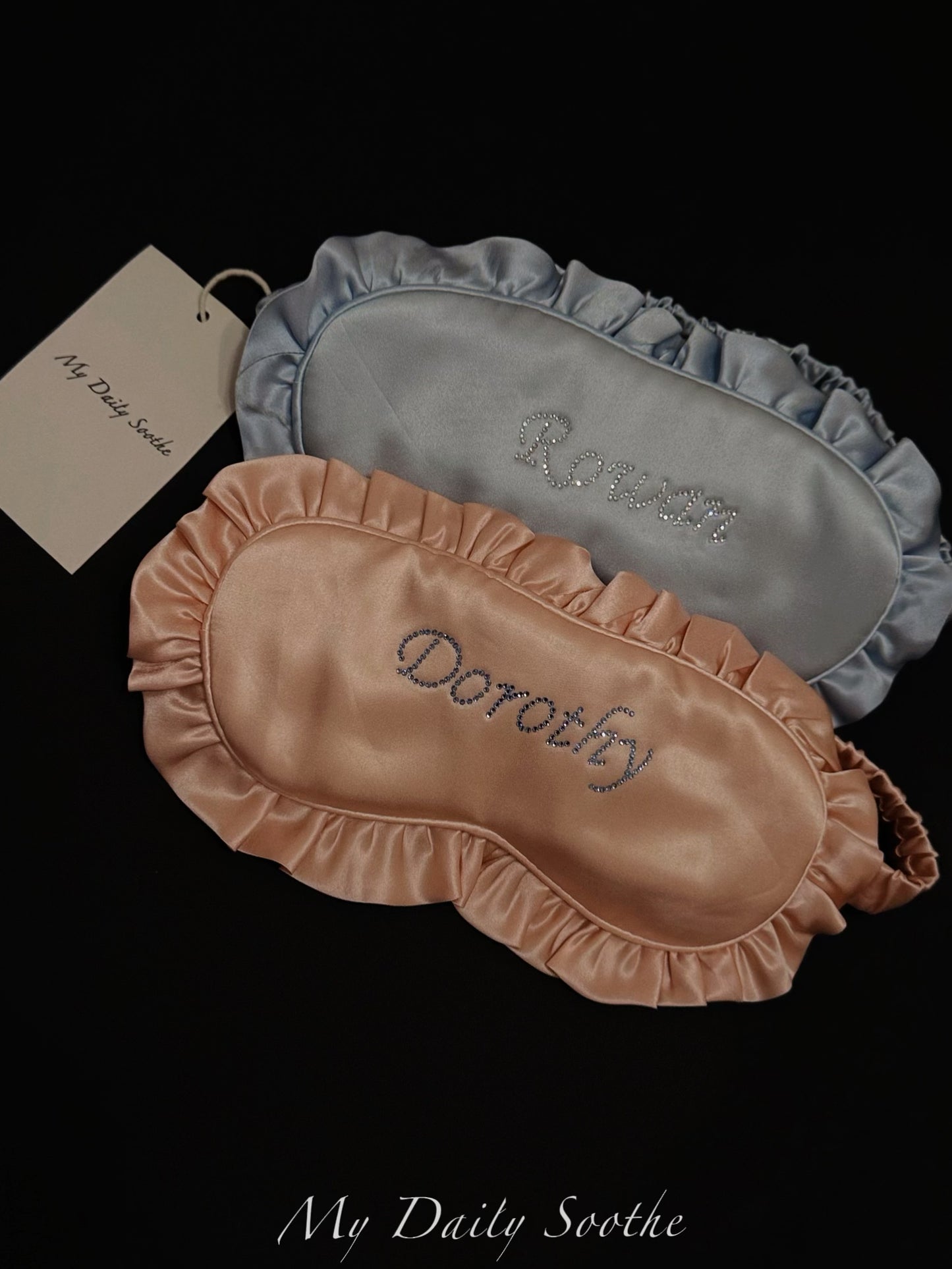 The Cutest Custom-Made Silk Eye Mask
