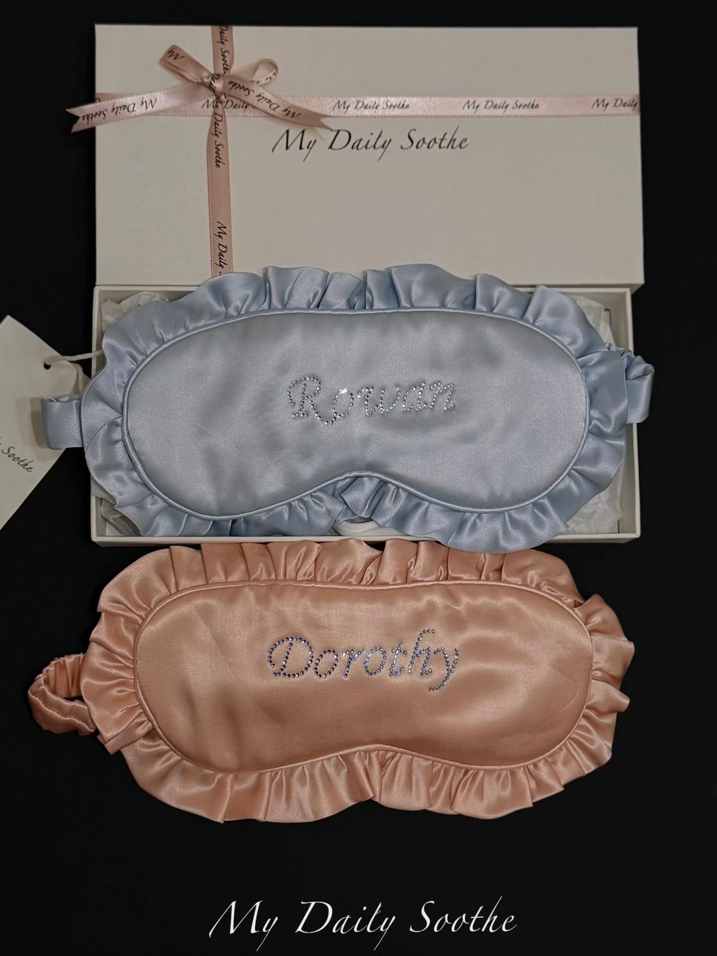 The Cutest Custom-Made Silk Eye Mask