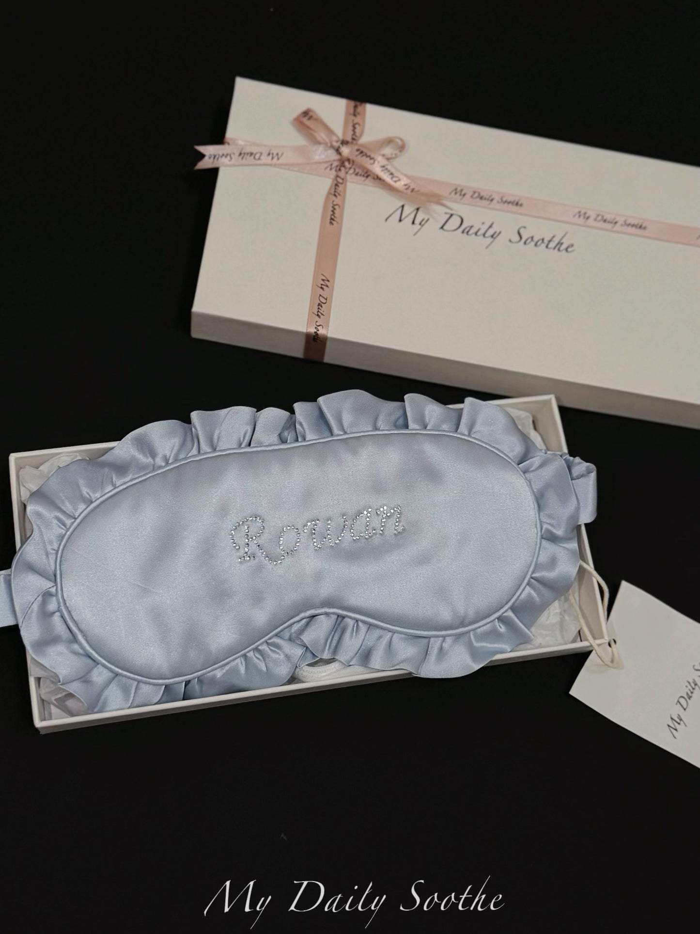 The Cutest Custom-Made Silk Eye Mask