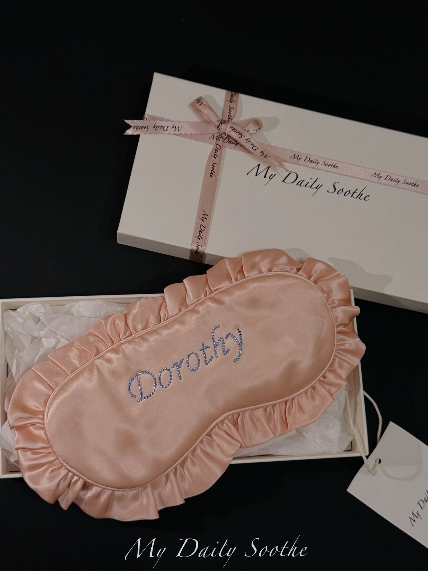 The Cutest Custom-Made Silk Eye Mask